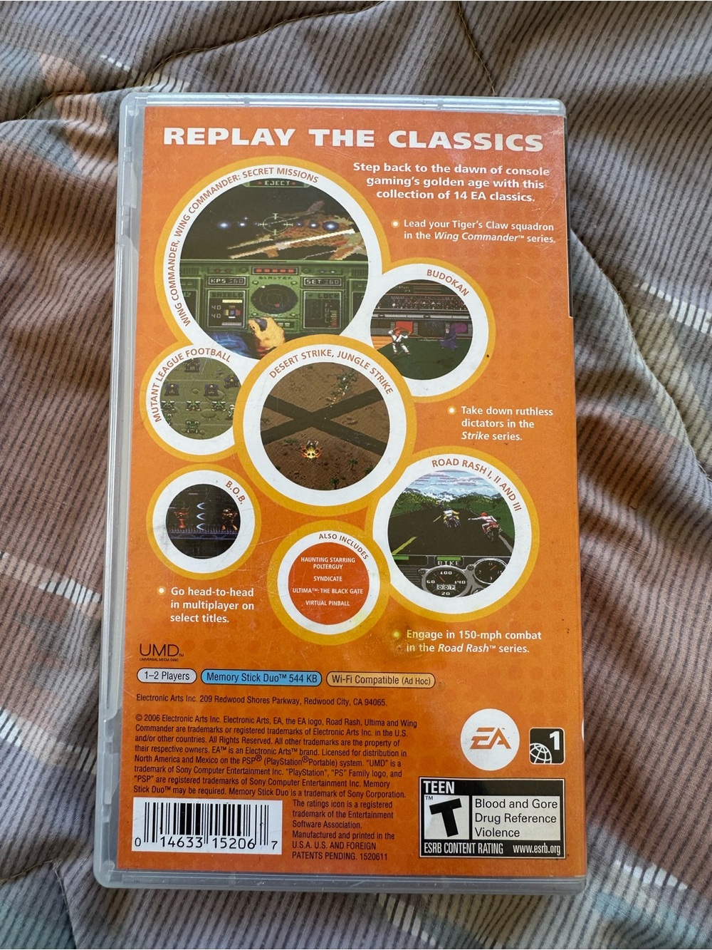 EA Replay Classic Game Collection for PSP - Orange - Picture 4 of 4